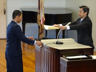 １年間皆勤賞（１年生）2