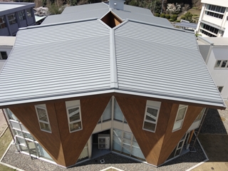 Ｃ科屋上より管理棟