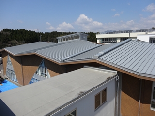 Ｅ科屋上より管理棟