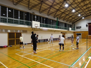 ビーチボールバレー練習4 ビーチボールバレー練習4