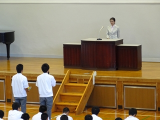 退任式2 退任式2