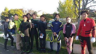 熊大ダイビングサークル及びダイビングショップの方々