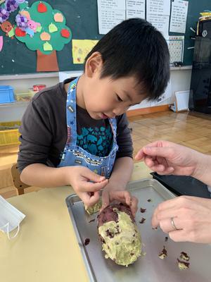 ぺりっとむけたよ！