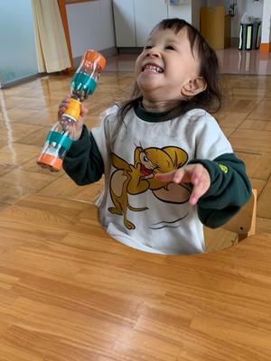 楽器遊び、素敵な音が出るね！