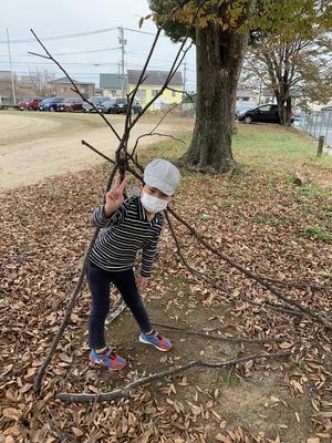 木のおうちを作ったよ！