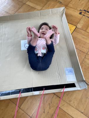 スピードに乗ってビューン！