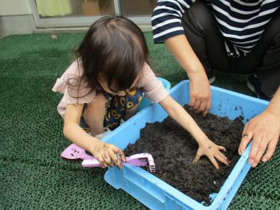 貝堀りにチャレンジ！