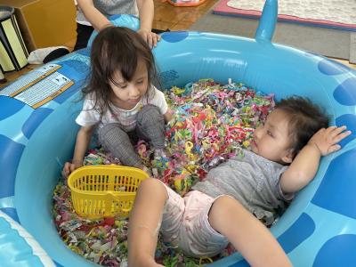 ２人で遊ぶの楽しいね！