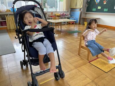 久しぶり！二人で朝の会。当番誰？