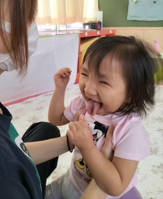 トランポリンであそんだよ！