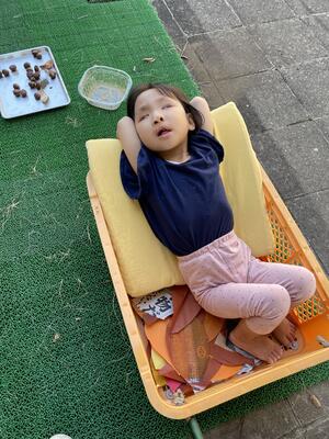 落ち葉列車　出発！