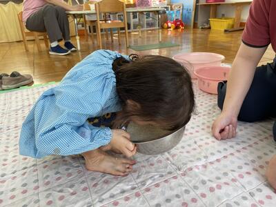 パン粉だ！匂いでわかったよ。