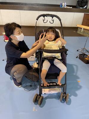 スイッチ押し　上手になったよ。