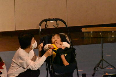 スイッチ　上手に押したよ。