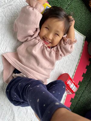 賑やかな雰囲気にこの笑顔！