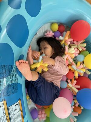 ふわふわ気持ちいいよ。