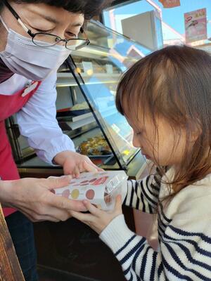 買い物に行きました。