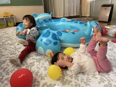 一緒に遊ぶと楽しいね！