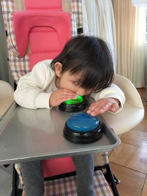 バギーで　ランプ押し！