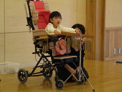 ツリーチャイムをならしたよ。