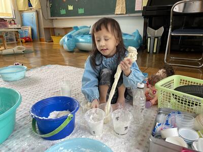 粘土が伸びるよ！