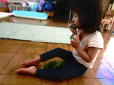 ピーマンかじれるよ！