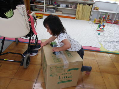 歩く練習始めました！