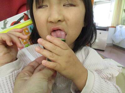 きゅうりを舐めてみたよ！