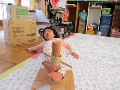 両足の指を使っても出来ます！