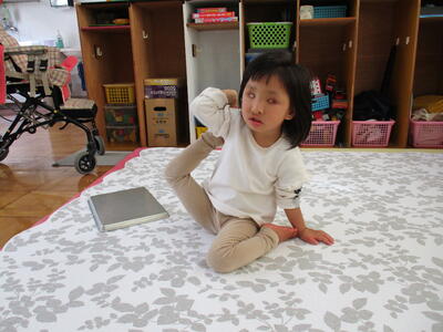 座るのが、上手になりました！