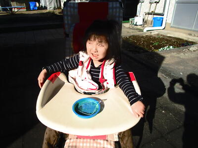 氷が冷たかったよ！