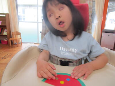 シールを貼りました。