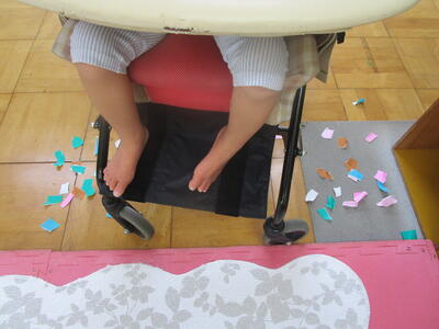 いっぱいちぎったよ！