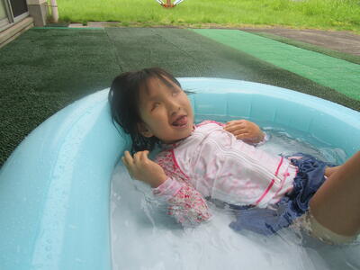 バタ足　上手！