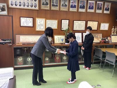 中学部生徒会副会長