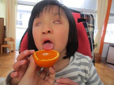 デコポン　いい匂い！