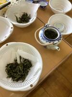 お茶の様子です。