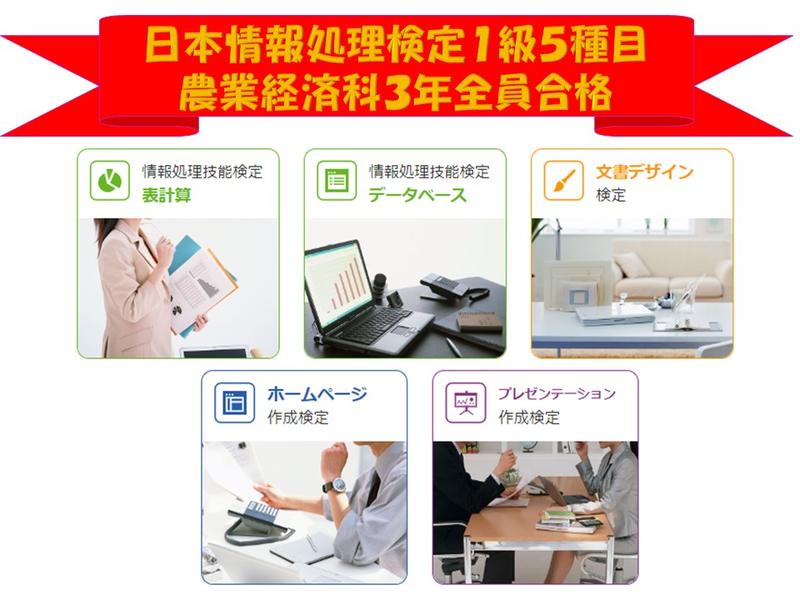 １級５種目の種類