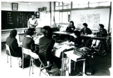 高等部授業風景 【昭和55年】