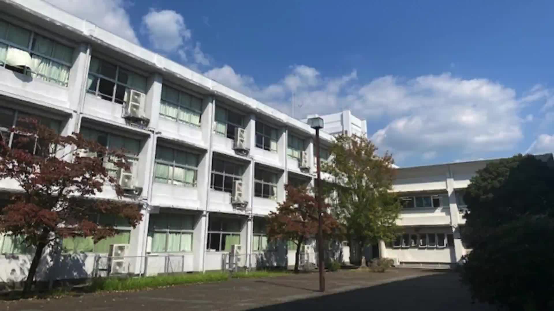 御船高校HPトップ画面動画