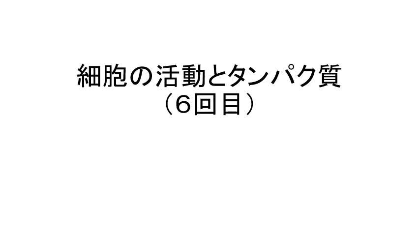 ３年１組　生物理系（６回目）