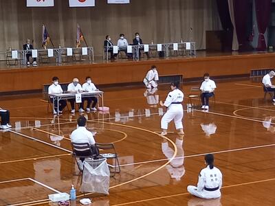 気合のこもった演武