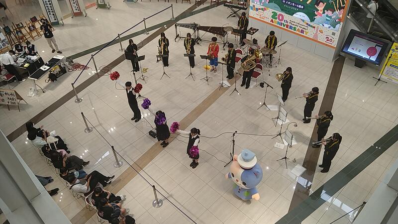 吹奏楽部の演奏風景１