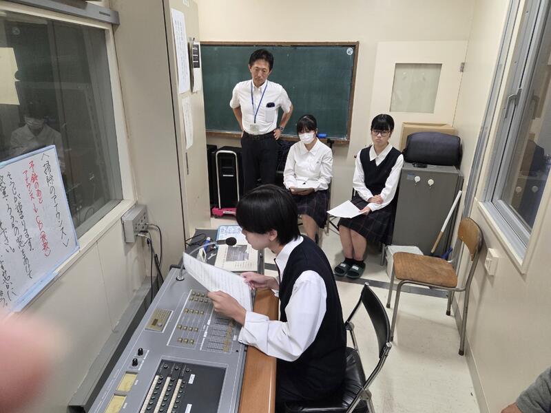 放送委員の朗読