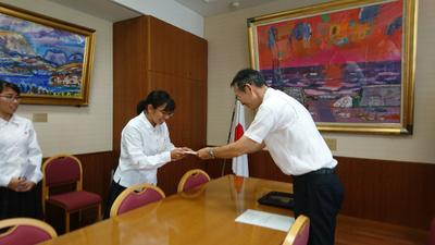 １年生：江原史織さん