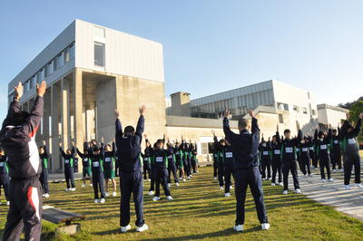 朝のつどいの様子