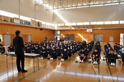 校長先生による講話