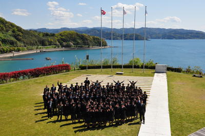 全員笑顔で研修終了