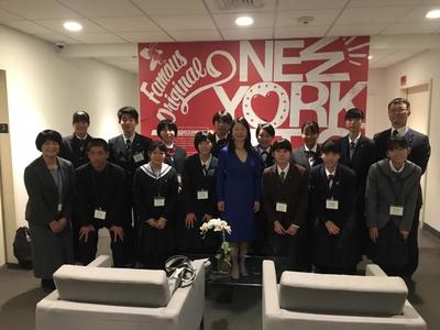 ②ニューヨーク観光局にて