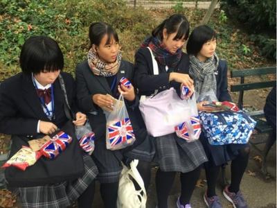 ⑥ニューヨークセントラルパークにて昼食